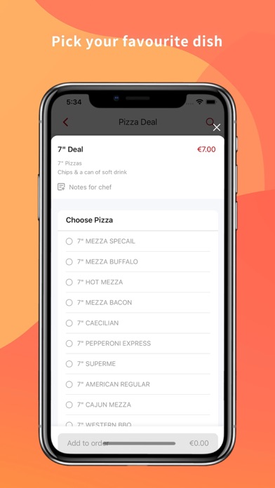 Mezza Pizza Ireland Screenshot