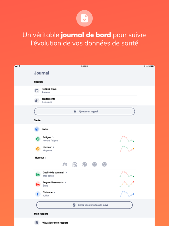 Screenshot #6 pour Cleo : mieux vivre avec la SEP
