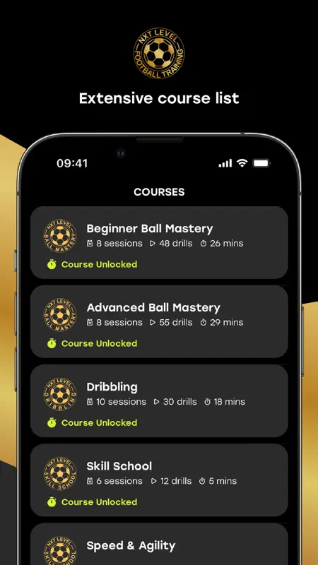 NXT Level Football Training screenshot 1 of 4