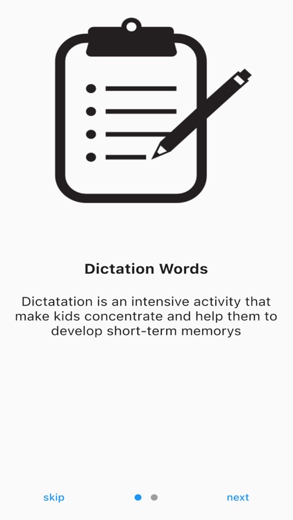 Dictation Words