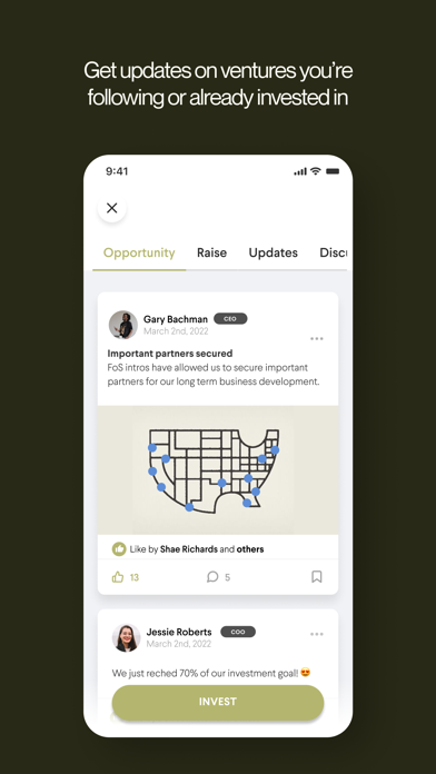 FoS Investor Community Screenshot