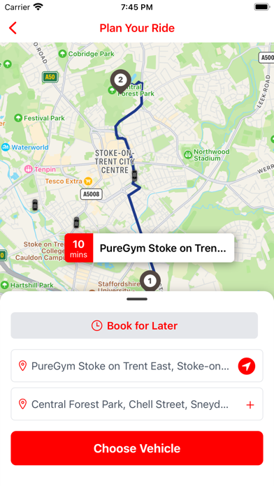 Lucky Seven Taxis Screenshot