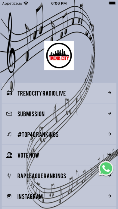 Trend City Radio Screenshot