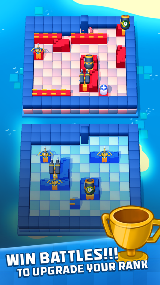 #5. Cube Battleship (iOS) 由: Tiny Kraken Games