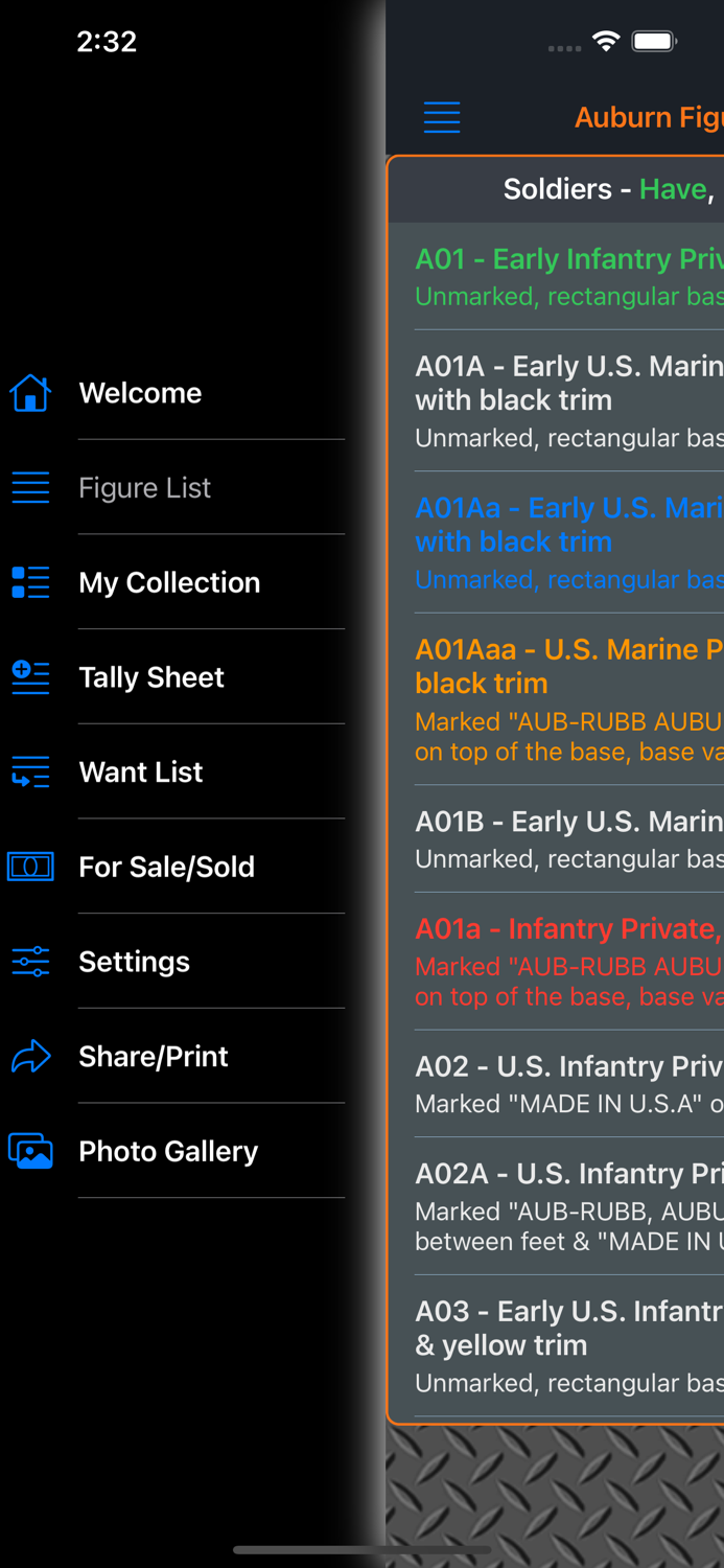 Auburn Rubber Toy Soldiers