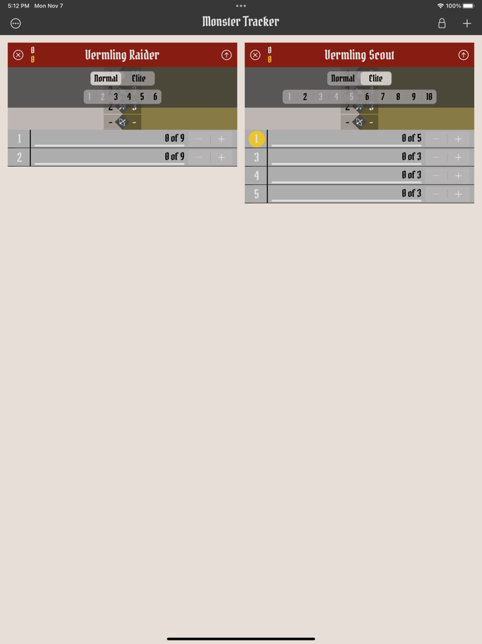 Monster Tracker