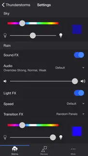 thunderstorm for nanoleaf iphone screenshot 2