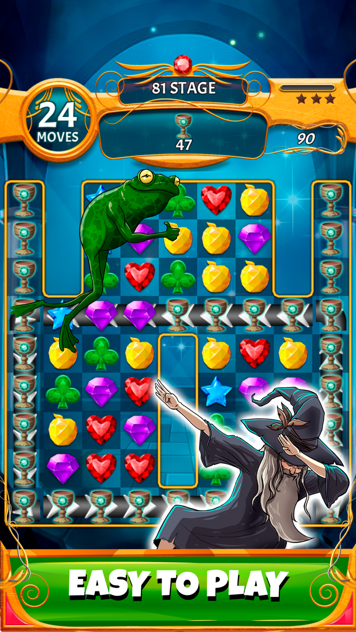 Match 3 Magic Jewels