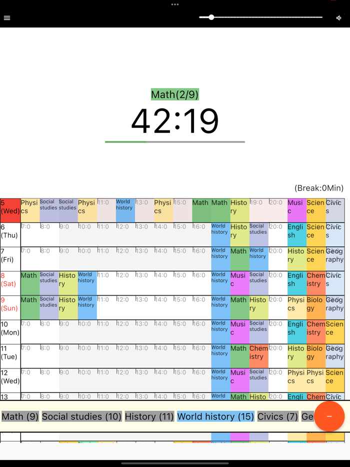 Study plan maker- study timer