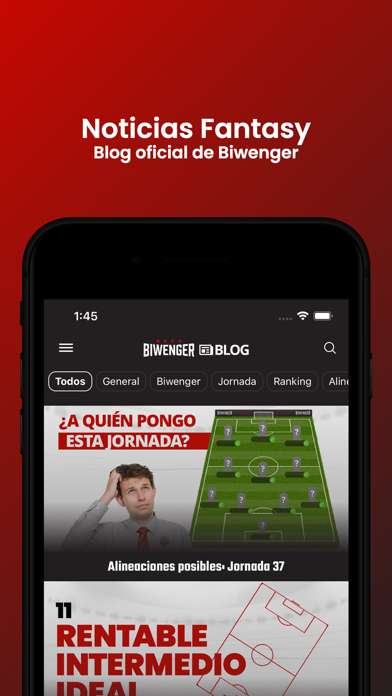 Fantasy Biwenger - Noticias Screenshot