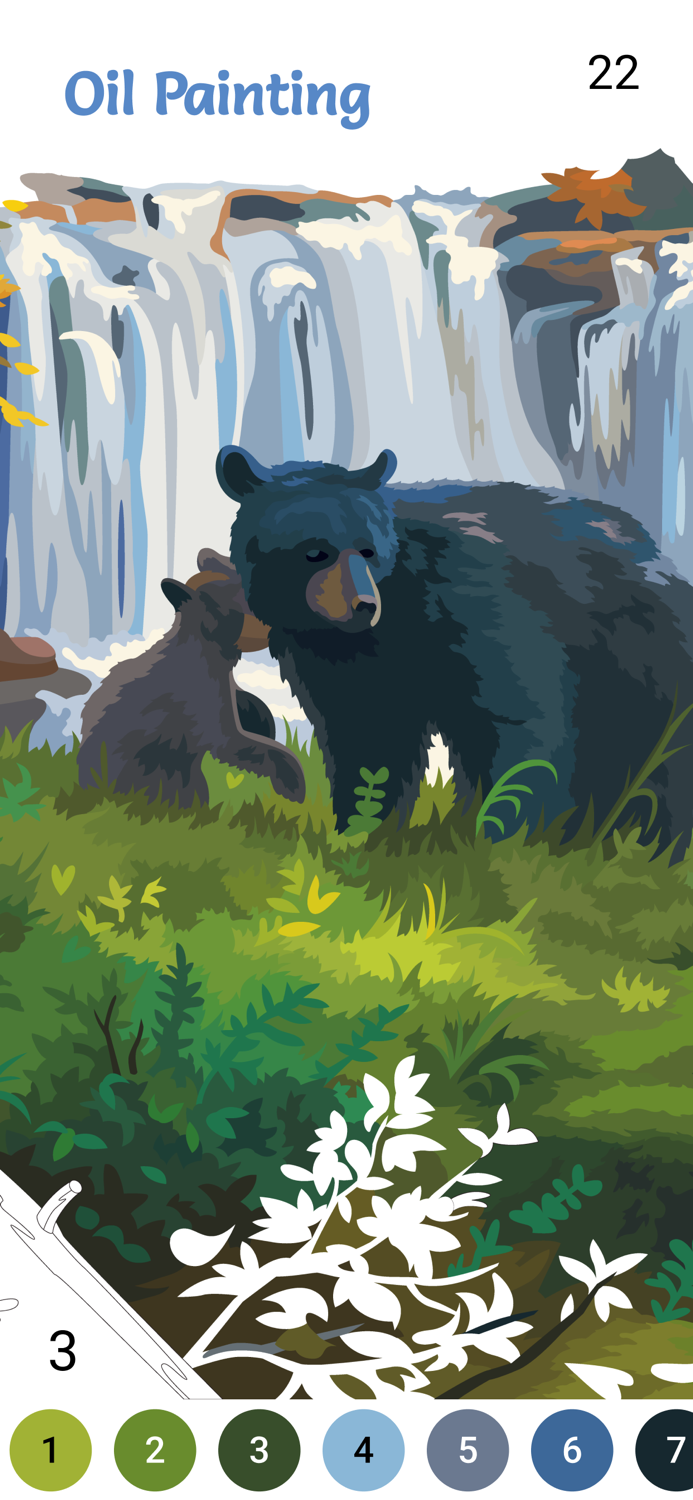 Happy Canvas Color by Number