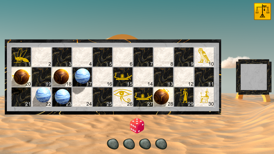 #6. Senet an ancient Egyptian game (iOS) Podle: Carlos Vlchez Domnguez