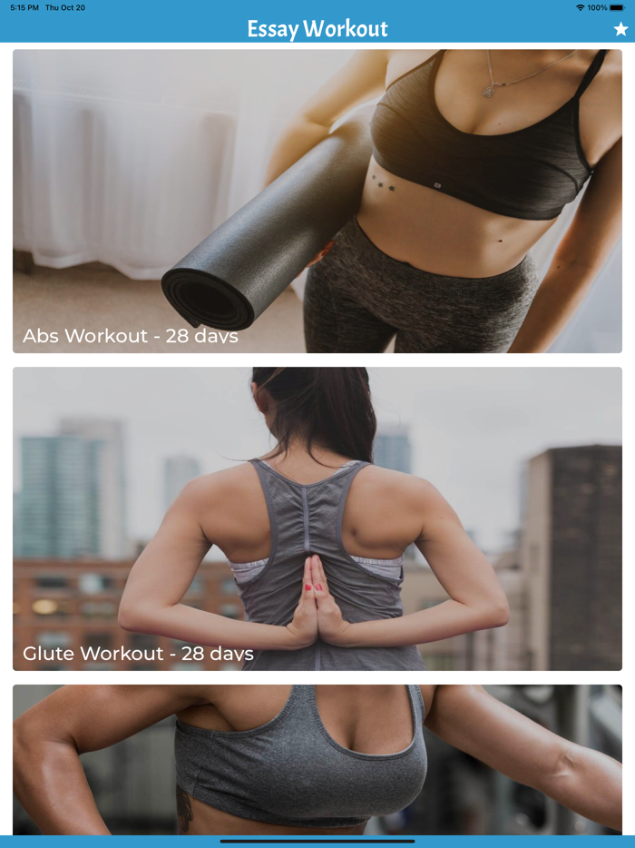 Essay Workout - 7 Minute