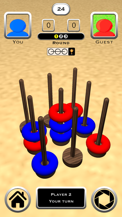 Tic Tac Toe 3D Board Game Screenshot