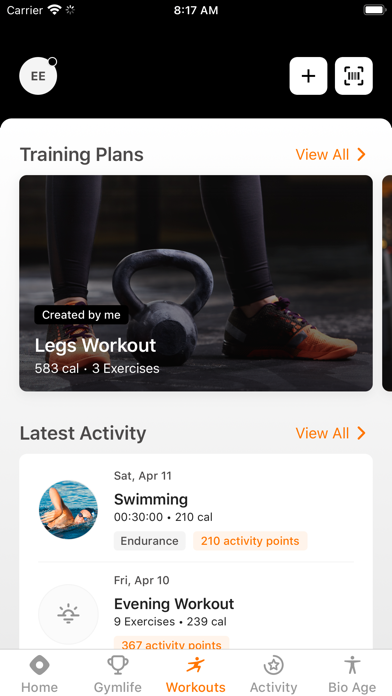 Polygon Fitness Screenshot