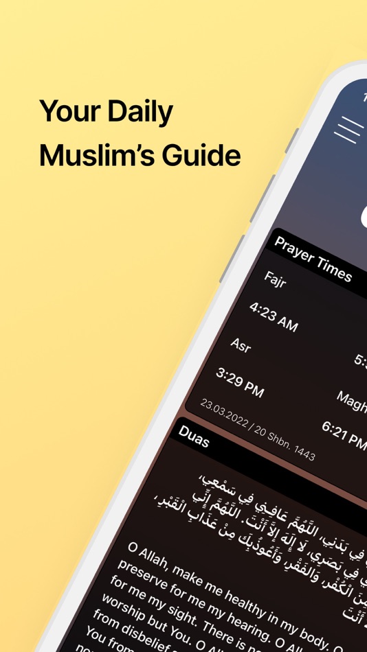 #1. Muslim Time: Quran Athan Qibla (iOS) Podle: Ali Seymen