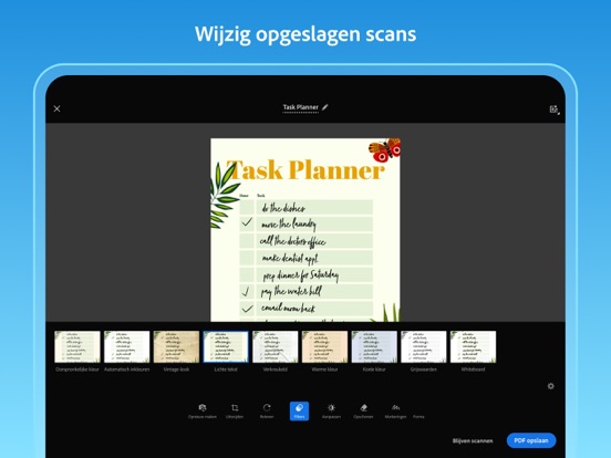 Adobe Scan: PDF- & OCR-scanner iPad app afbeelding 6