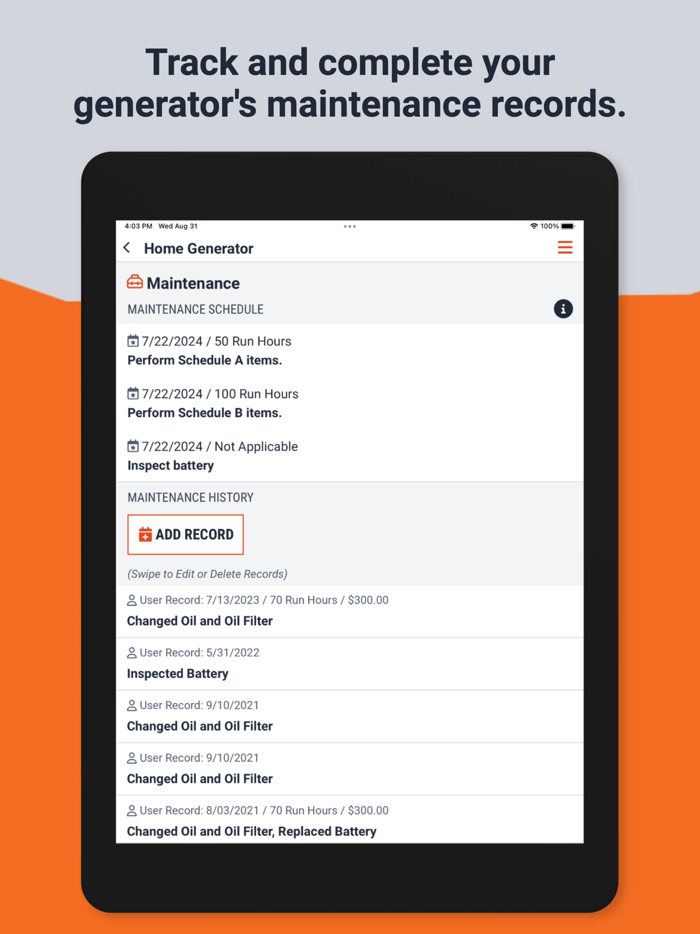 Mobile Link for Generators