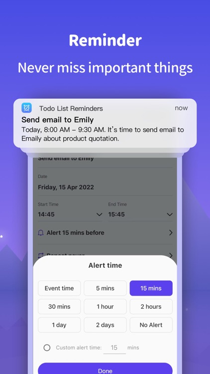 To do list - Reminder