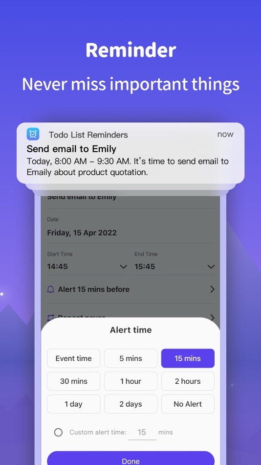 #2. To do list - Reminder (iOS) 由: 其传 杨
