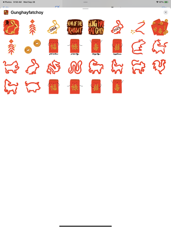 Gung Hay Fat Choy Stickers