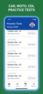 Missouri MO DOR Permit Test screenshot #1 for iPhone