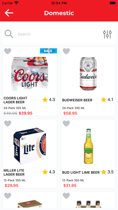 Wainwright Liquor Screenshot