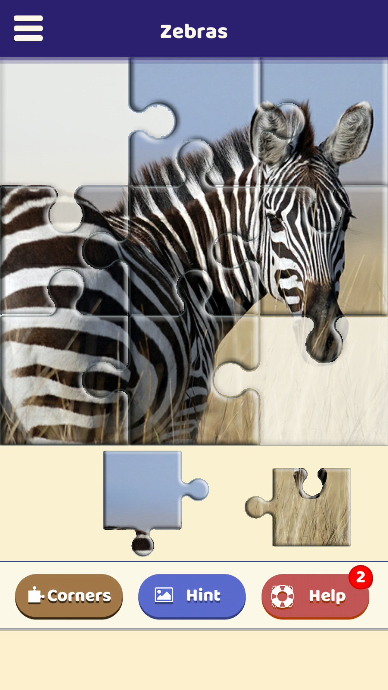 Zebra Love Puzzle