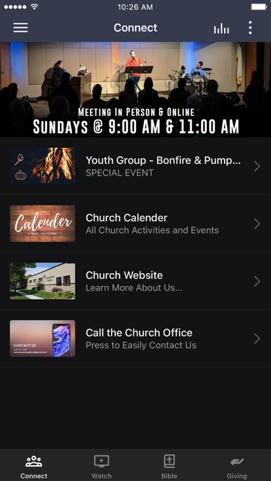 Columbus Evangelical Church Screenshot