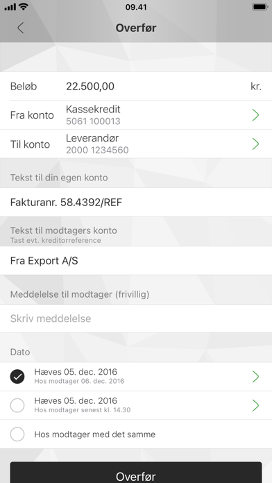 Mobilbank Erhverv Screenshot