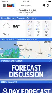 storm team 8 - woodtv8 weather iphone screenshot 1