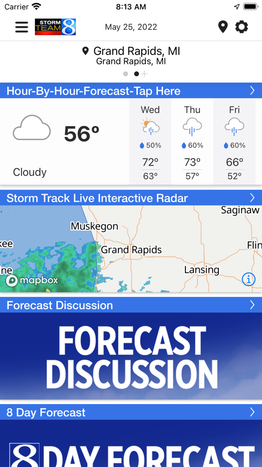 Storm Team 8 - WOODTV8 Weather - 6.9.0 - (iOS)