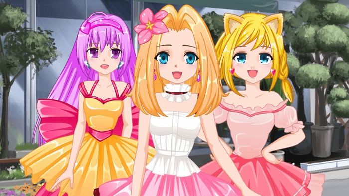 Anime dress up avatar game