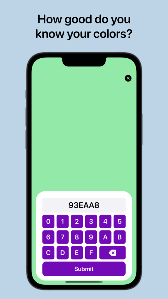 #2. HexQuiz: Color Guessing Game (iOS) 由: Cameron Shemilt