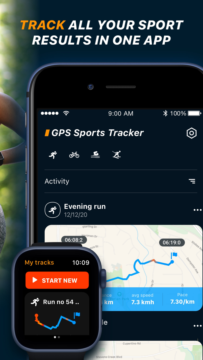 FitGet GPS Sport Tracker App