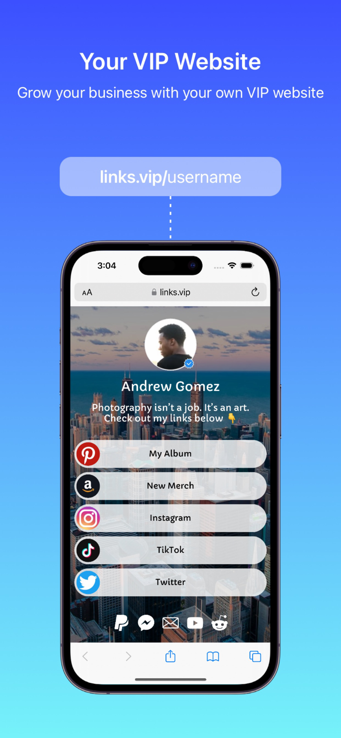 Links VIP -  Link in bio tree