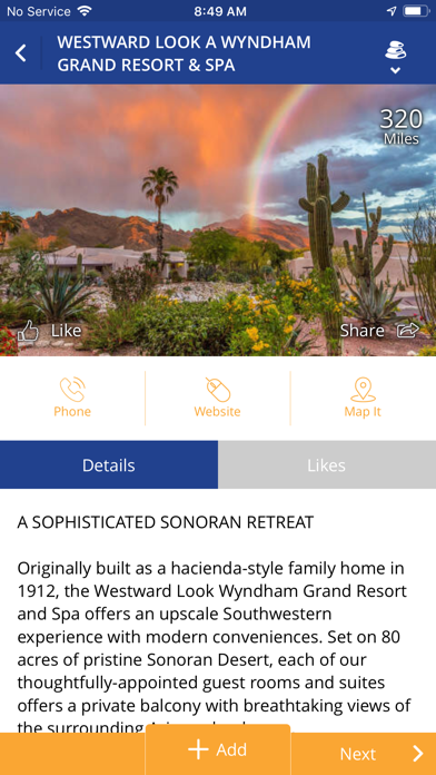Southern Arizona Attractions Screenshot
