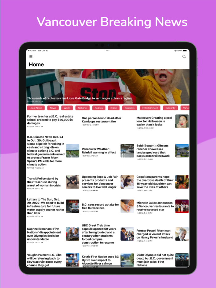 Vancouver Local News and Sports