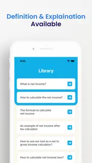 net income calculator app iphone screenshot 3
