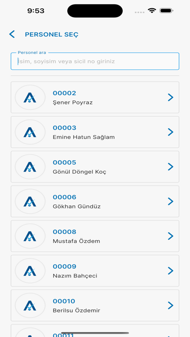 INVOMA Mobil PDKS Screenshot