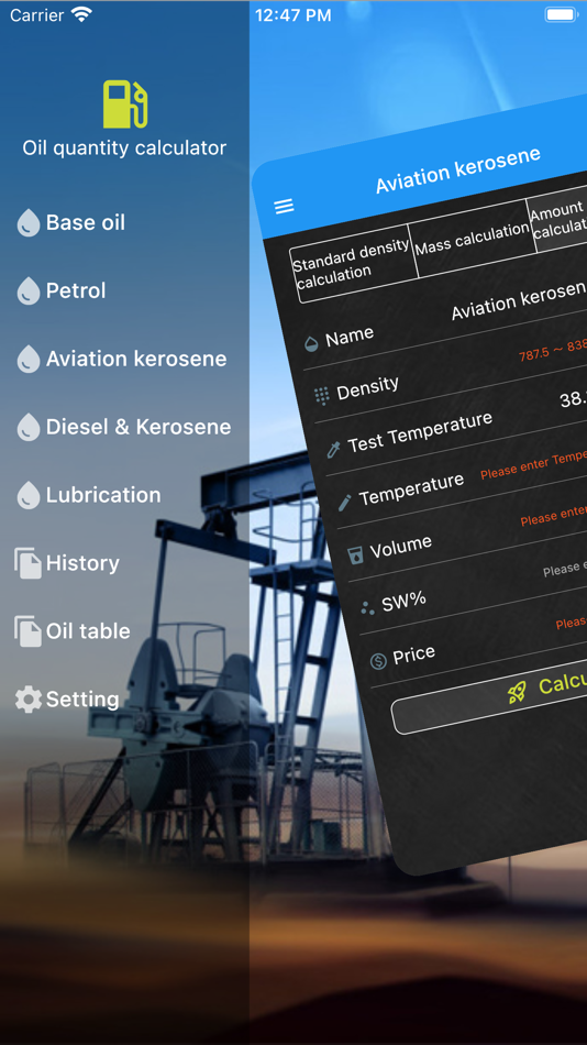 #1. Oil density (iOS) 由: Kun Zhang