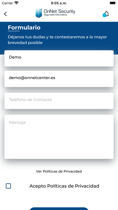 OnNet Security Pro Screenshot