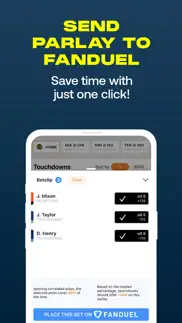 parlayiq for fanduel betting iphone screenshot 4