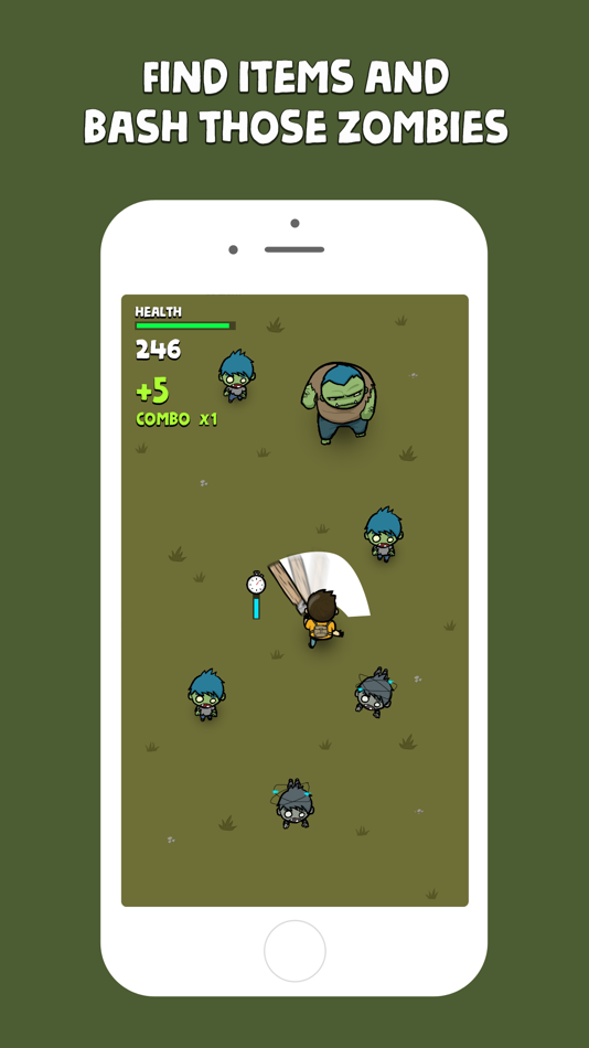 #1. Zombie Bash Bash (iOS) Bởi: Lumicreative