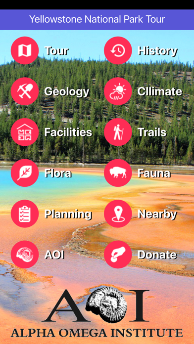 Yellowstone Nat'l Park Tour Screenshot