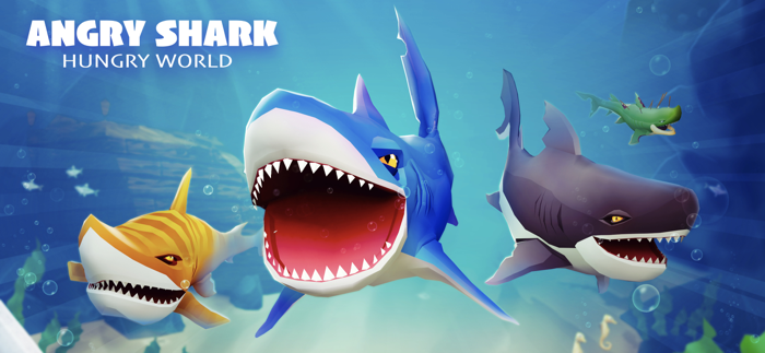 Angry Shark - Hungry World