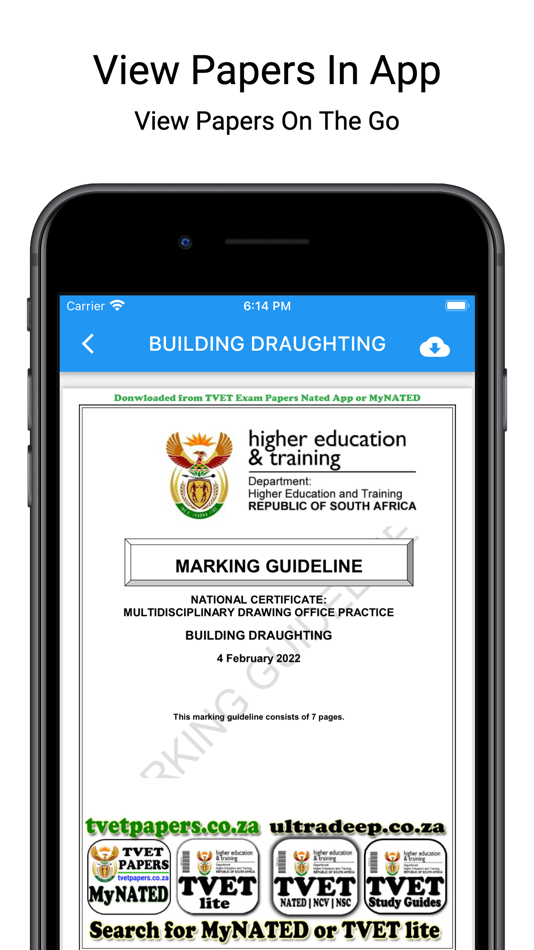 #4. MyNATED - TVET Exam Papers (iOS) 由: Selborn Arnold Zandamela