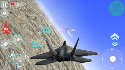 空戦闘機飛行機: 飛行機シミュレーションジェット戦闘機ゲームのおすすめ画像1