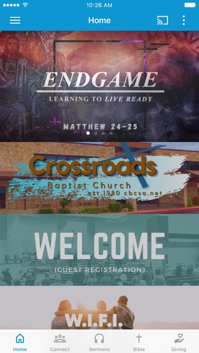 Crossroads Baptist Church SA Screenshot