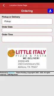 little italy pizza and pasta iphone screenshot 4